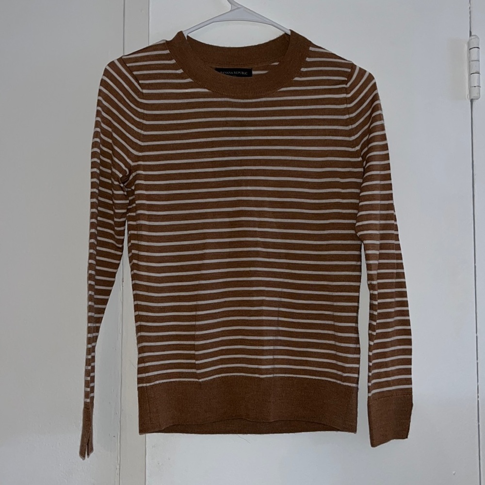 NWT Banana Republic Striped Sweater XXS